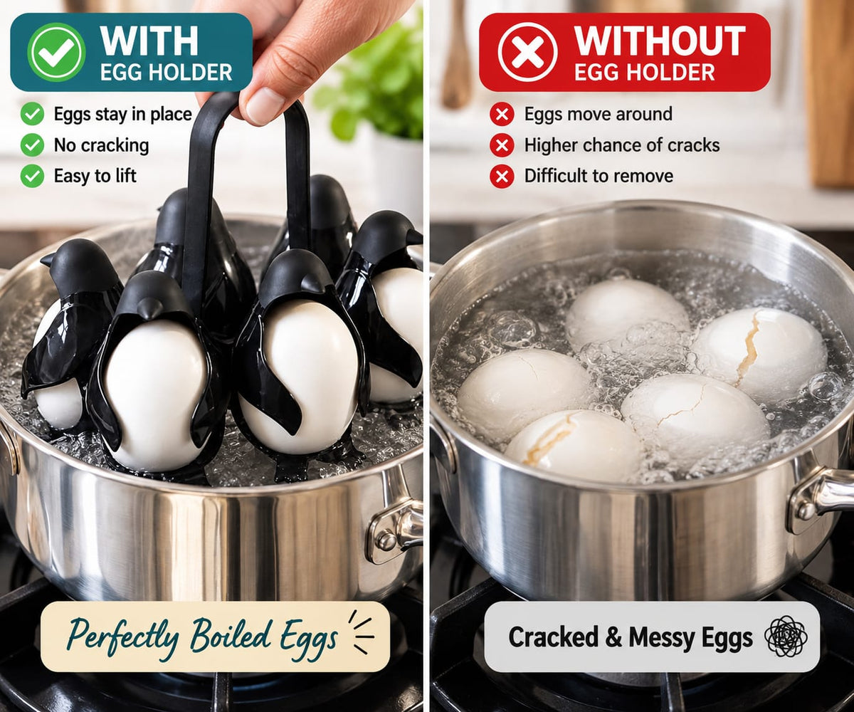 Puno Penguin Shaped Boiled Egg Cooker